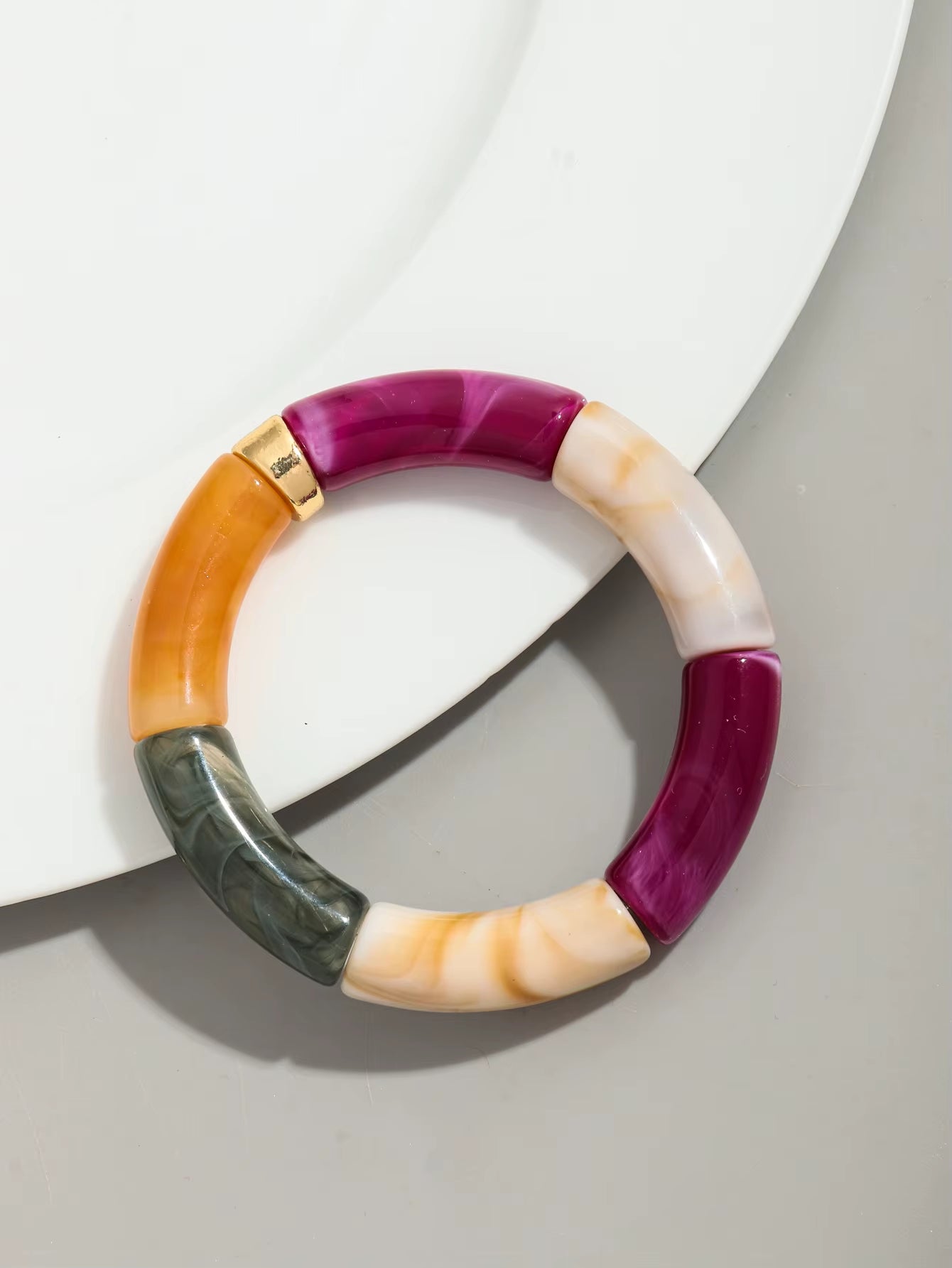 Bracelets empilables en Bambou épais
