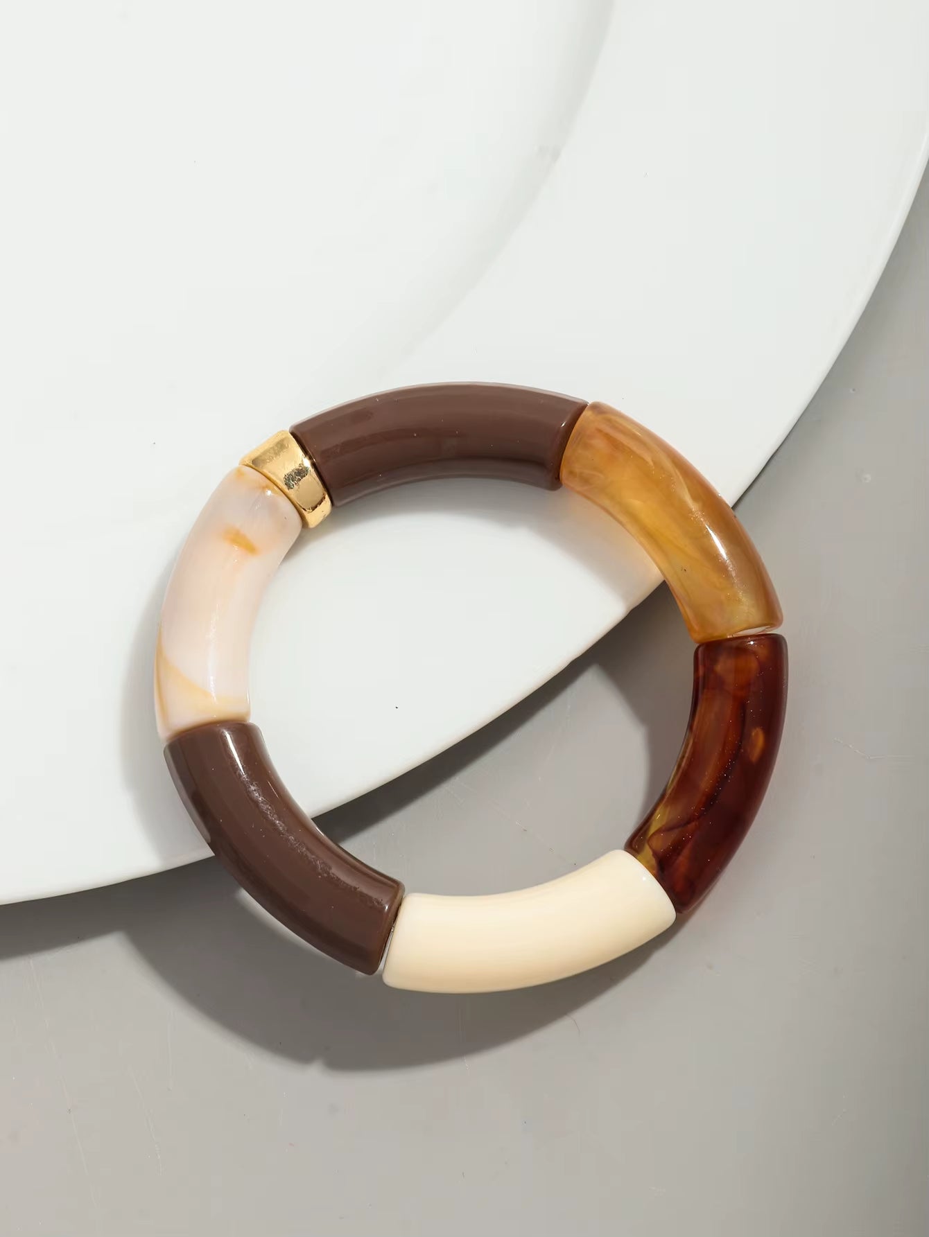 Bracelets empilables en Bambou épais
