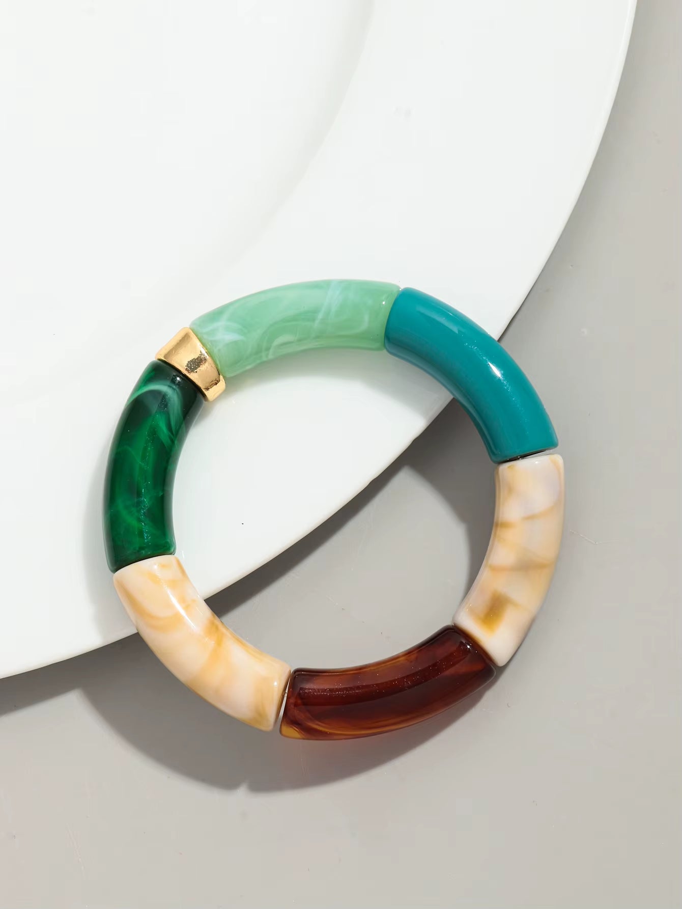 Bracelets empilables en Bambou épais