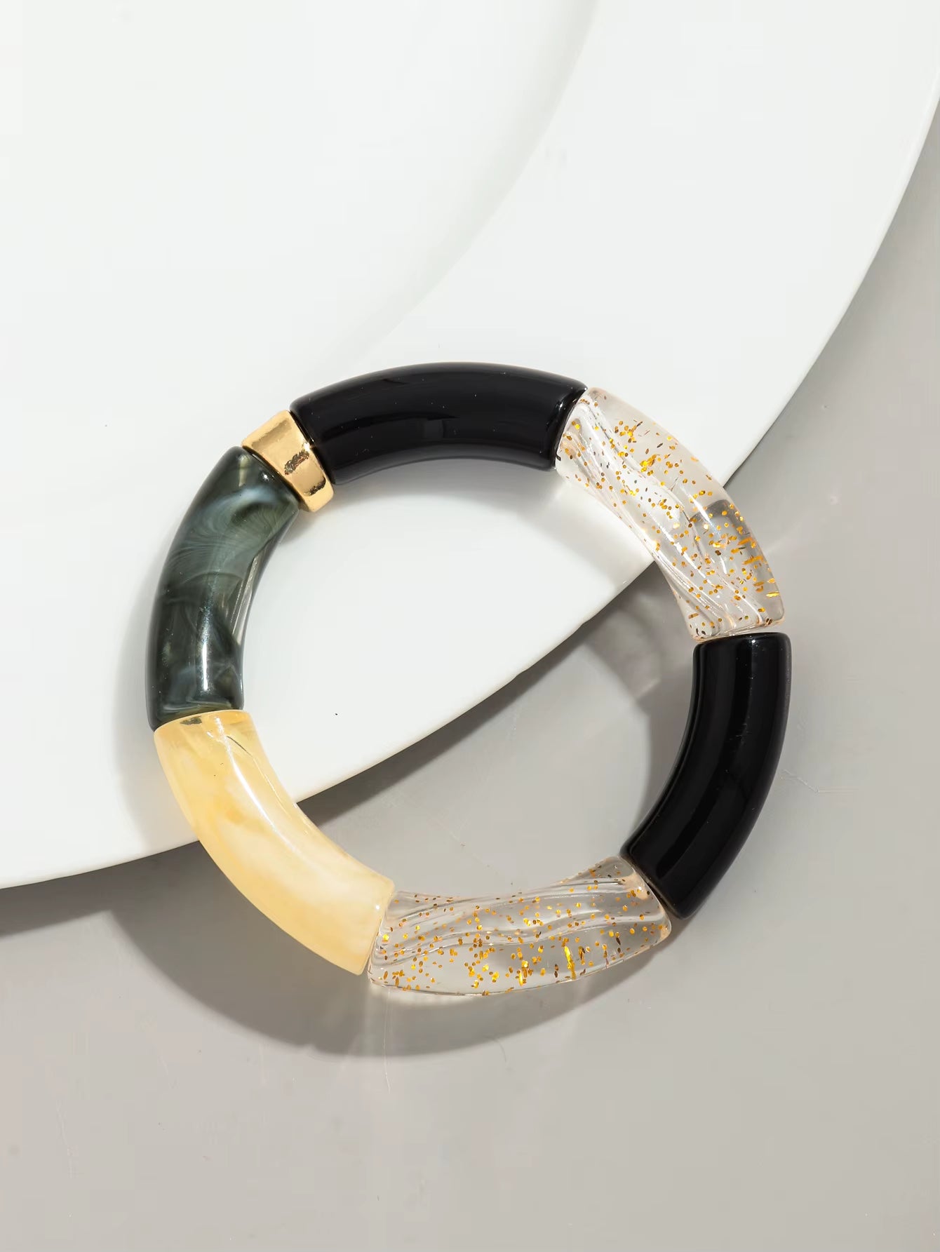 Bracelets empilables en Bambou épais