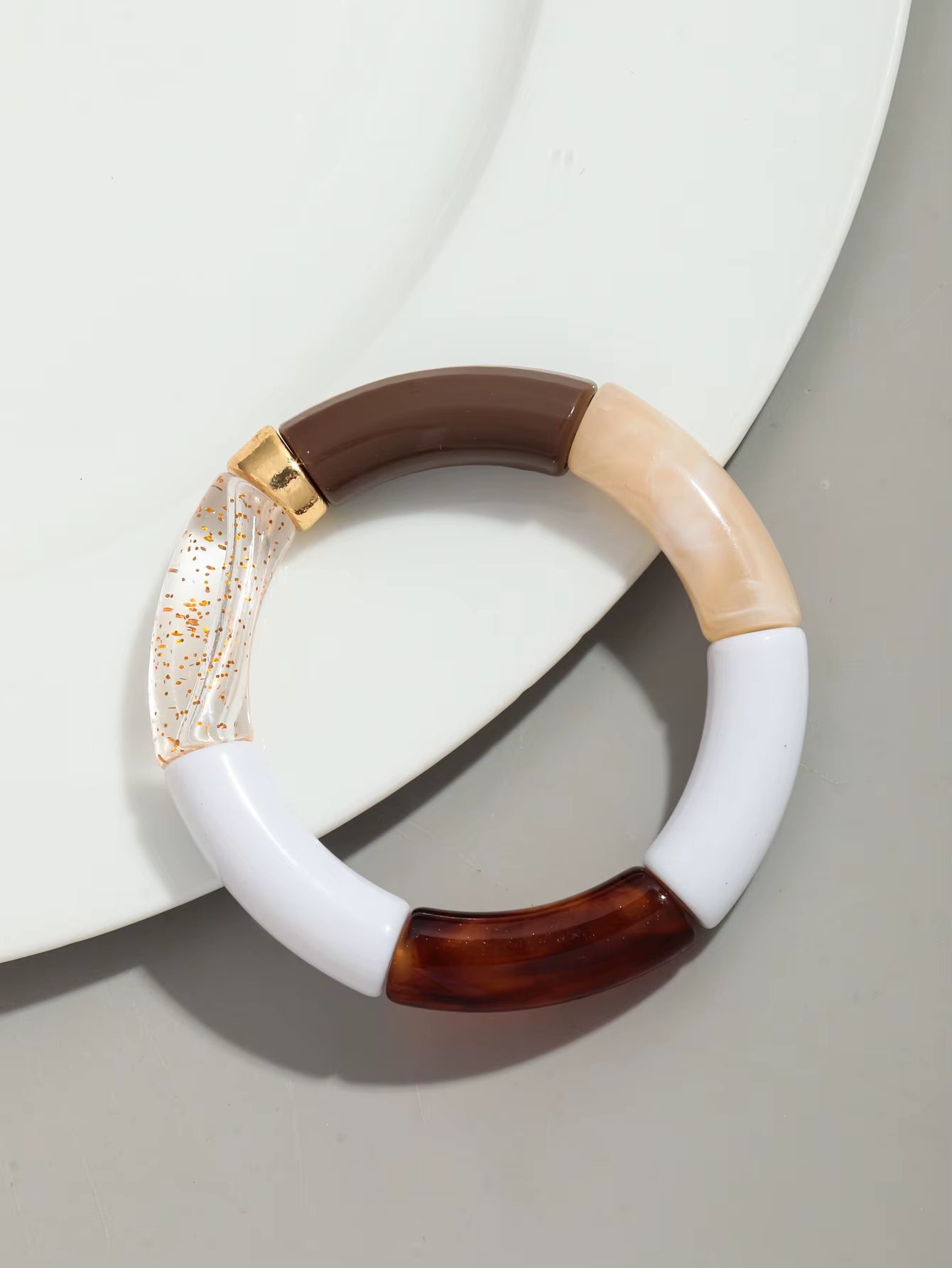 Bracelets empilables en Bambou épais