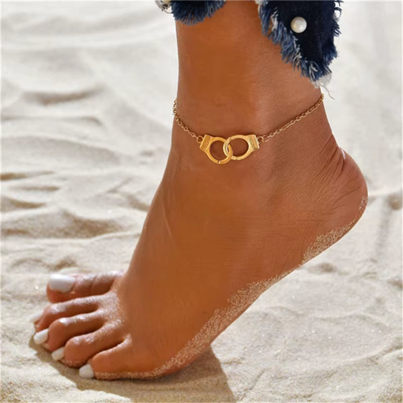 Chaines de cheville avec divers motifs