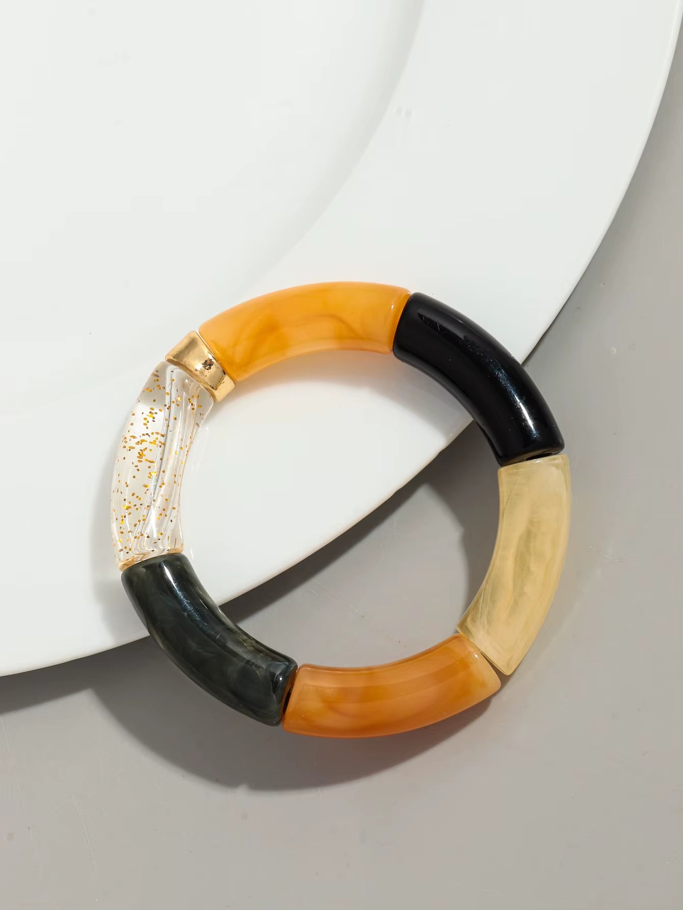 Bracelets empilables en Bambou épais