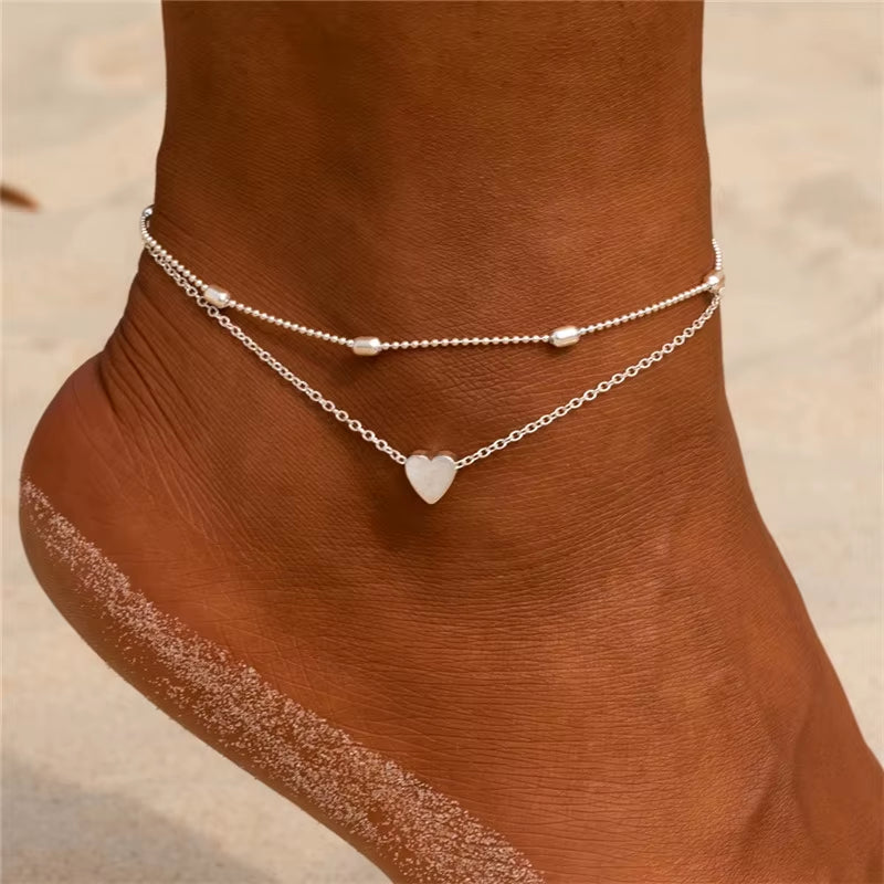 Chaines de cheville avec divers motifs