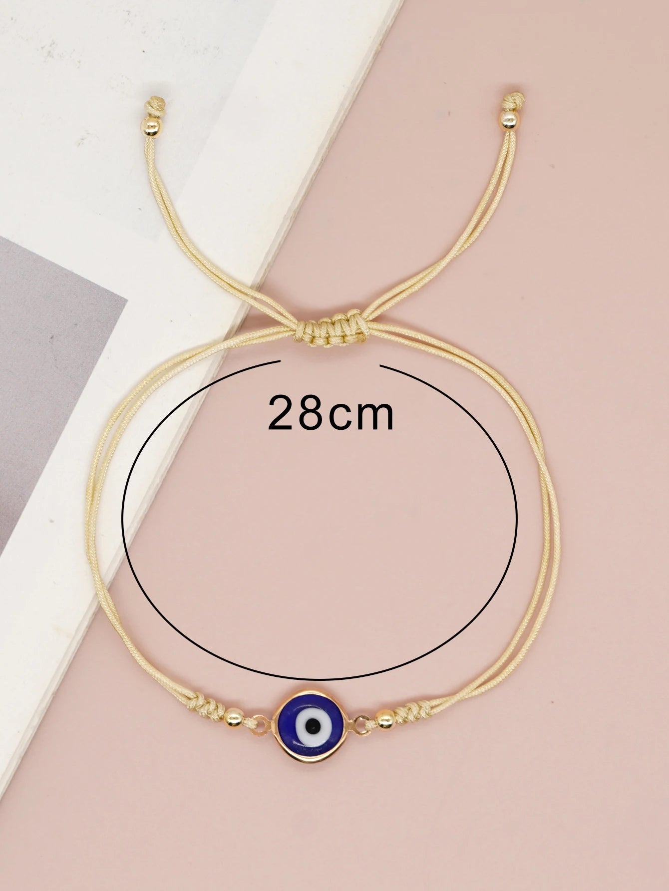 Bracelets réglable mauvais œil