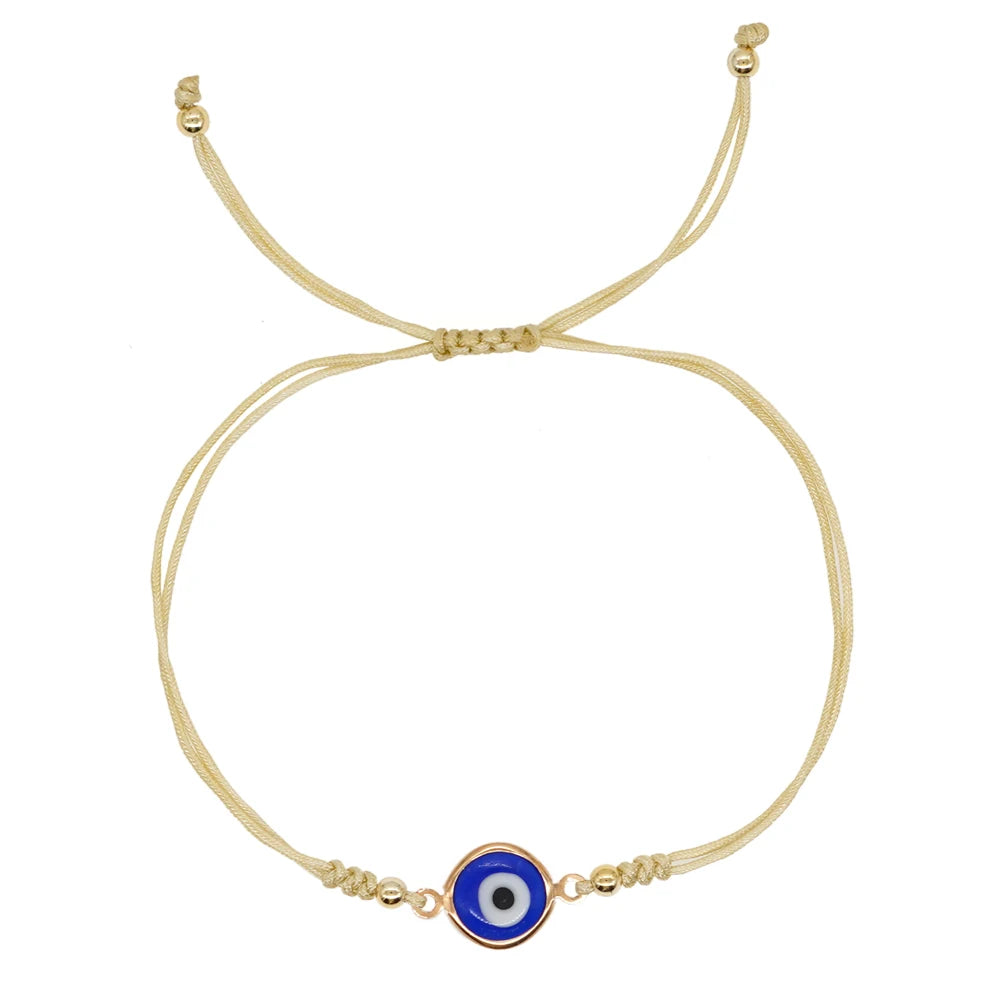 Bracelets réglable mauvais œil