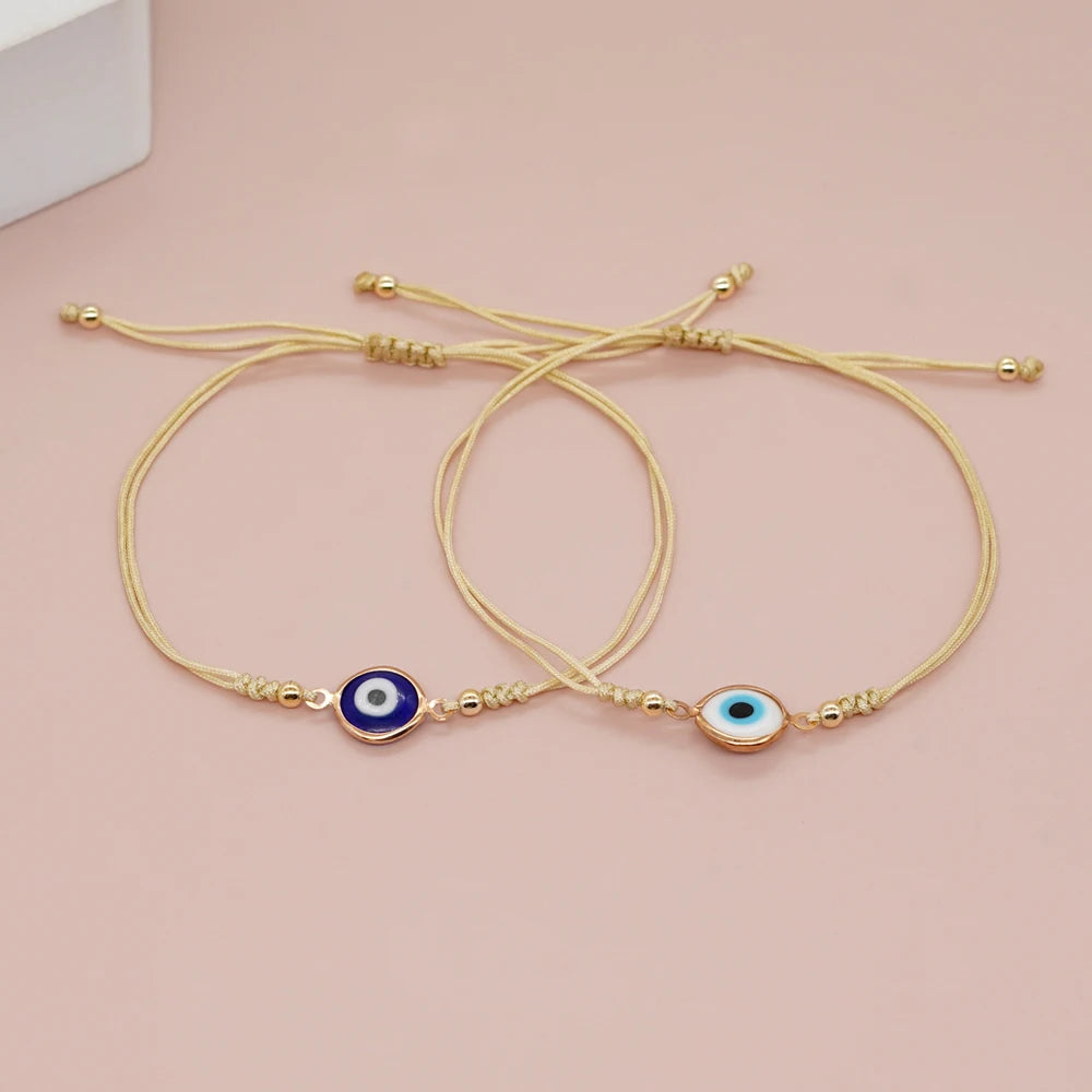 Bracelets réglable mauvais œil