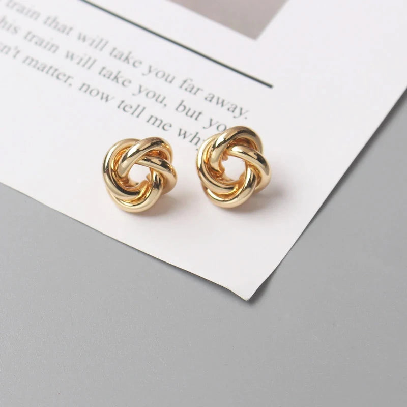 Boucles d'oreilles Torsadés