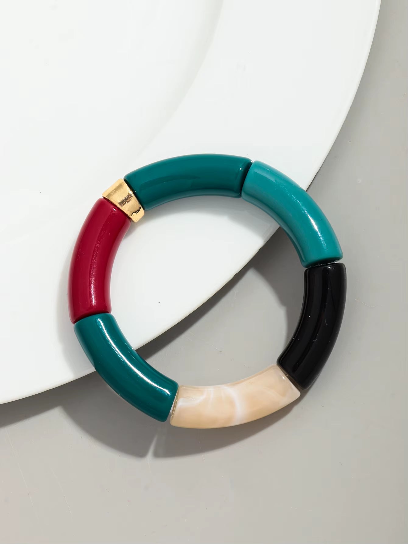 Bracelets empilables en Bambou épais