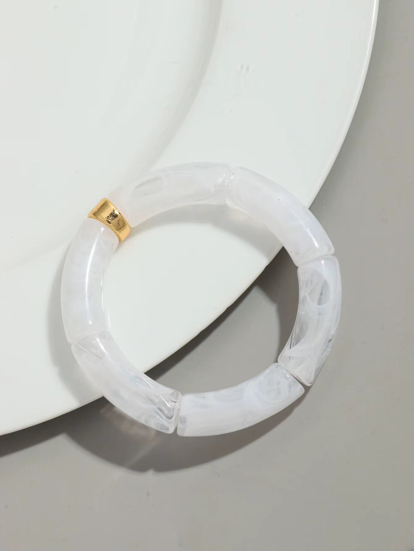 Bracelets empilables en Bambou épais