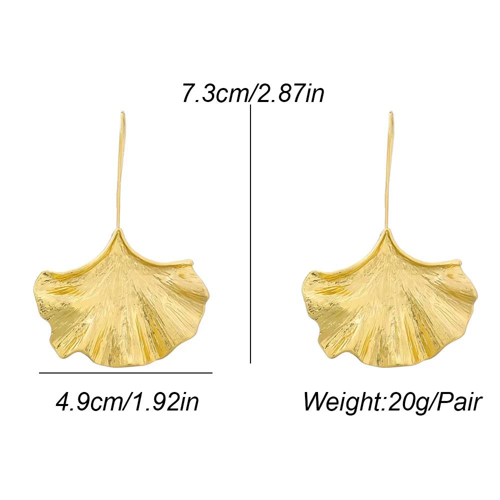 Boucles d'oreilles Fashion feurs de Ginkgo