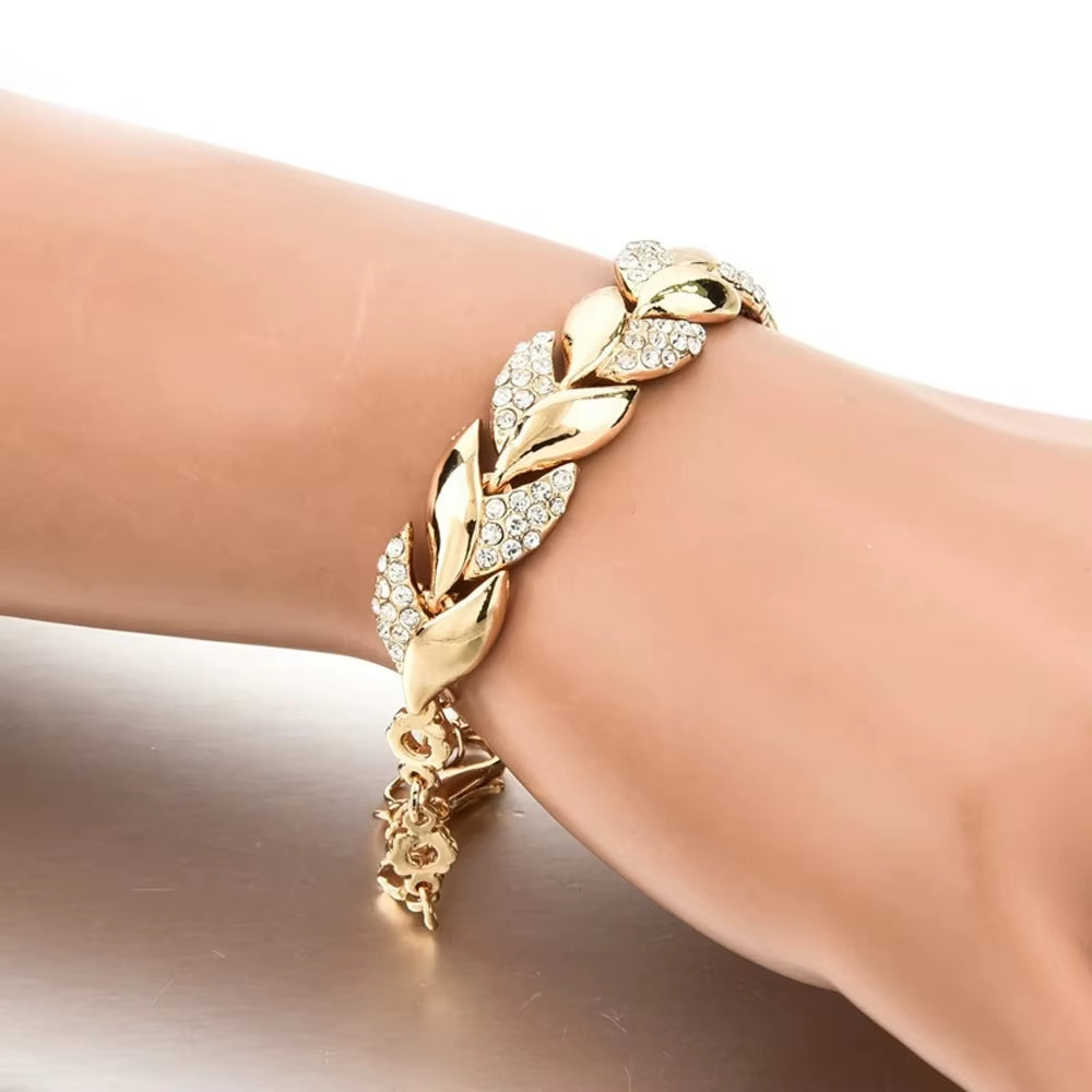 Bracelet en argent sterling 925 cristal