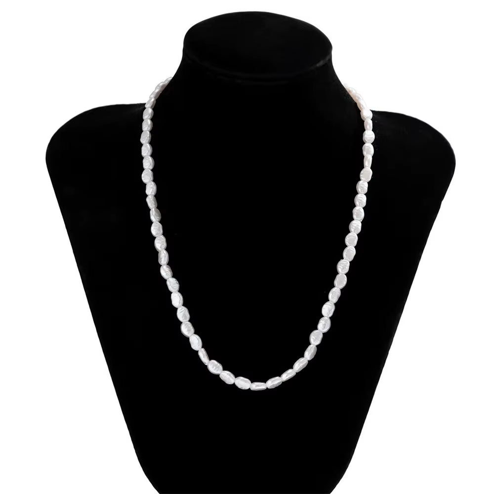 Collier de perles baroques