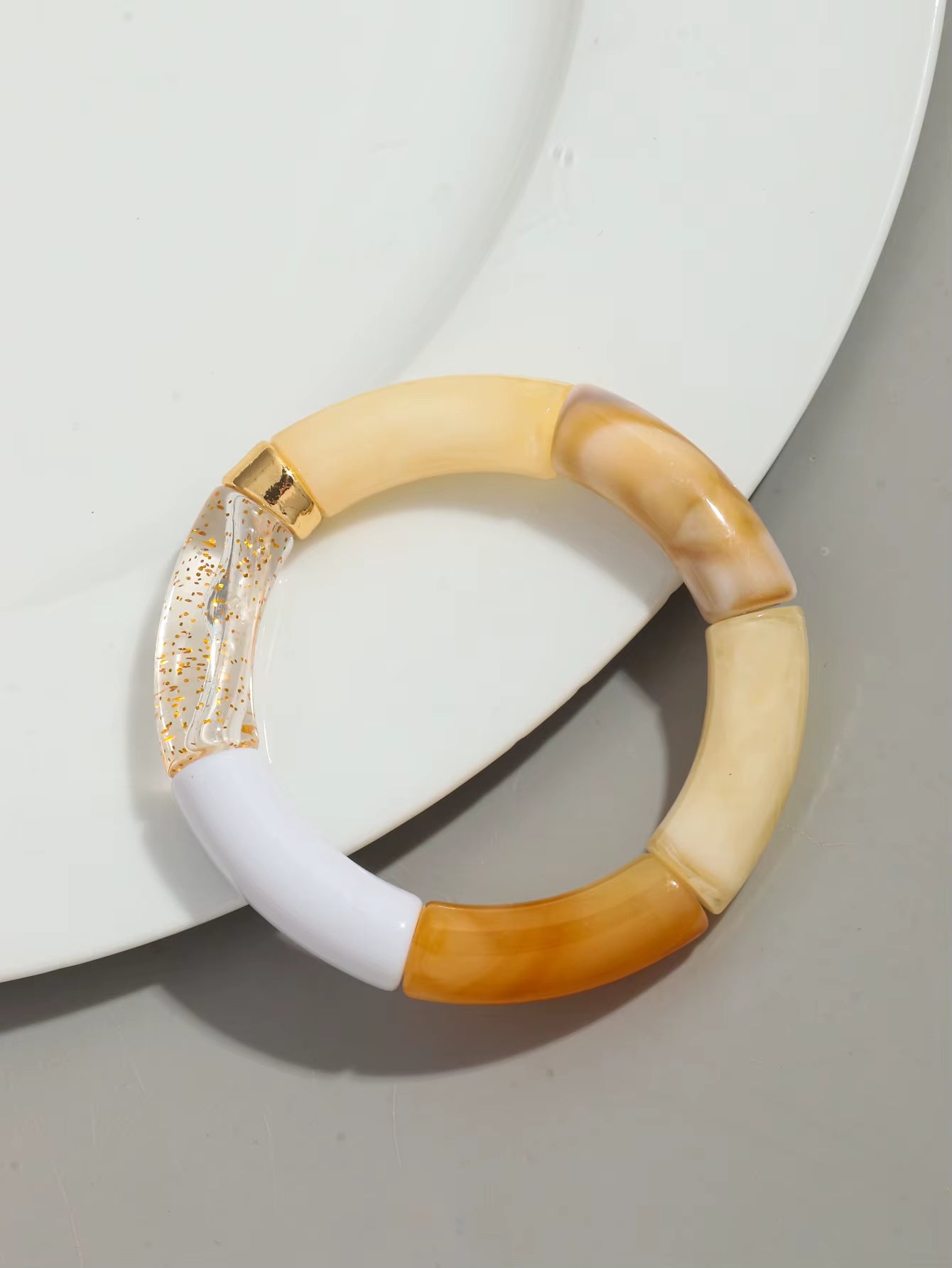 Bracelets empilables en Bambou épais