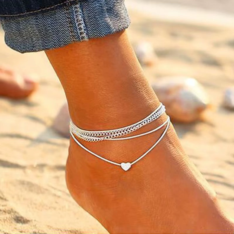 Chaines de cheville avec divers  motifs