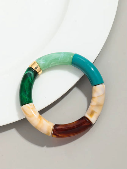 Bracelets empilables en Bambou épais