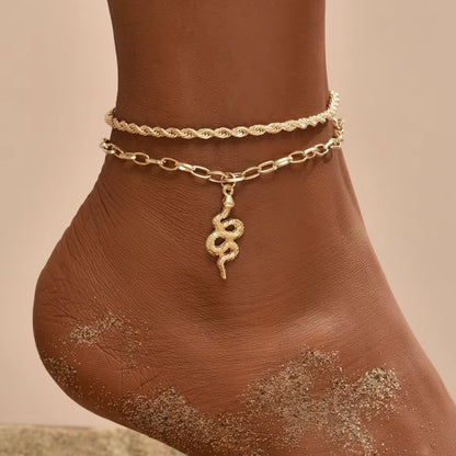 Chaines de cheville avec divers  motifs