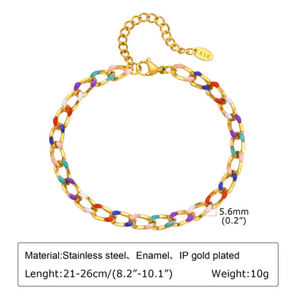 Chaine de cheville à perles dorés 