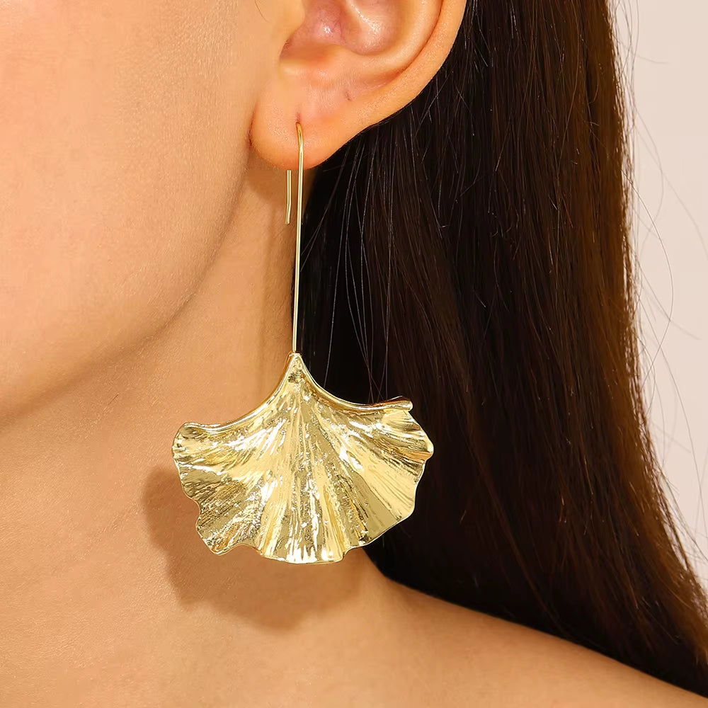 Boucles d'oreilles Fashion feurs de Ginkgo